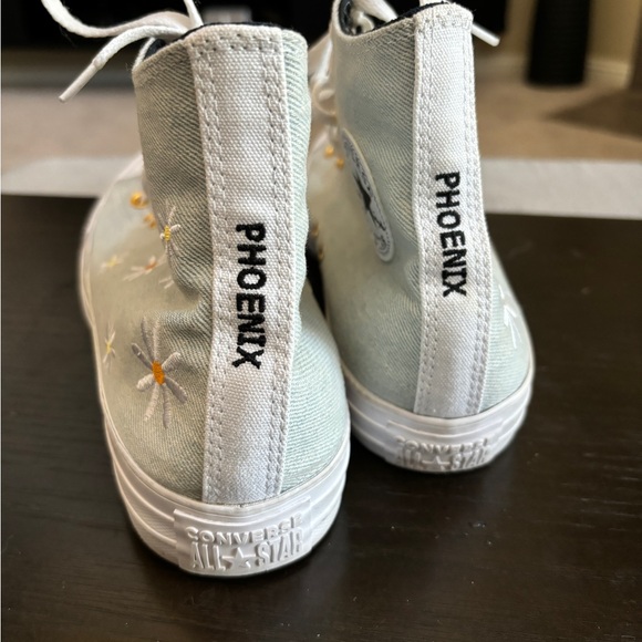 Custom hi top converse womens size 10 - Picture 4 of 8